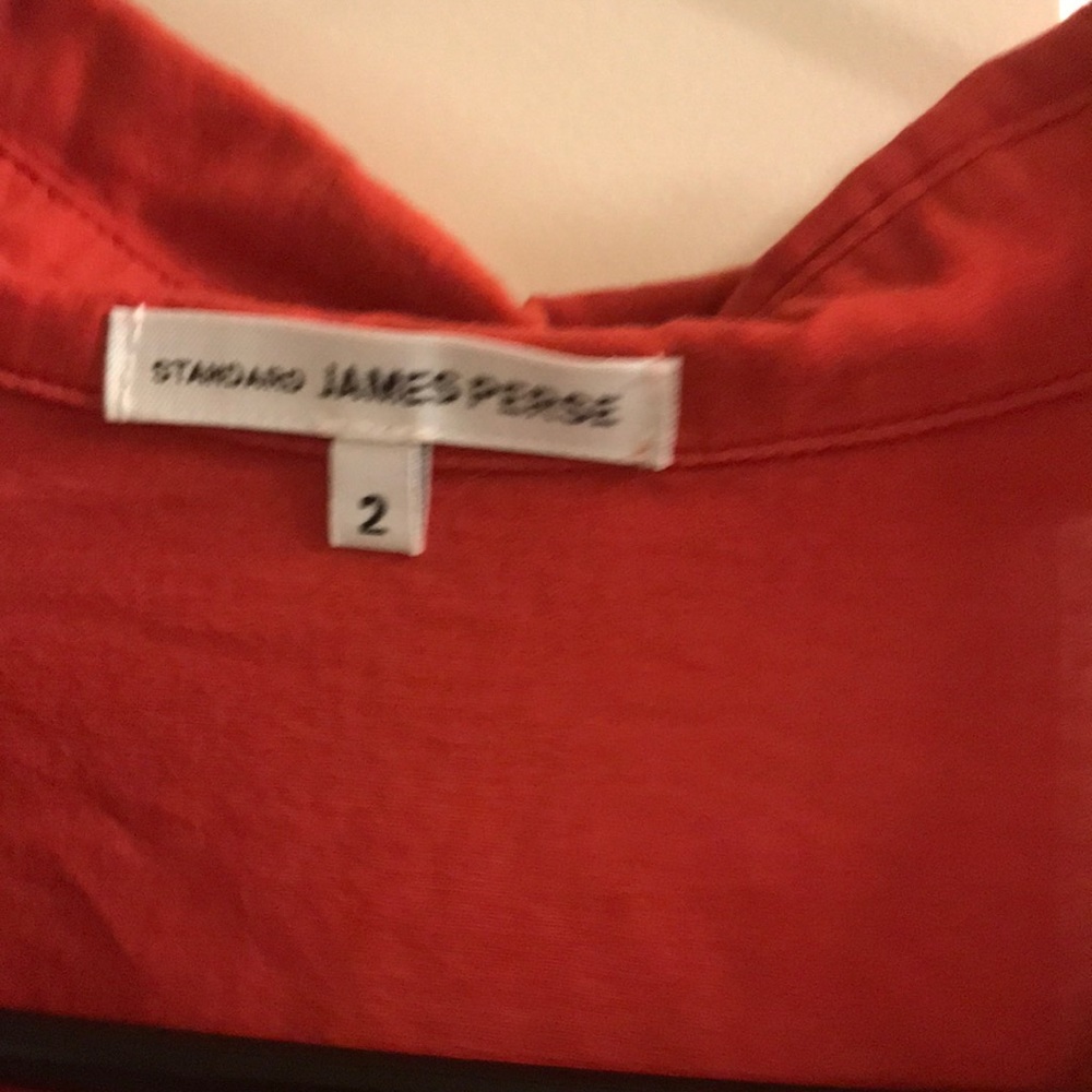 James Perse Top. Size 2. Rust. Like New. - image 3